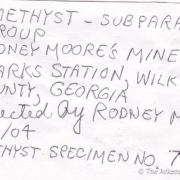 Quartz var. Amethyst (floater)