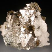 Siegenite with Chalcopyrite on Dolomite