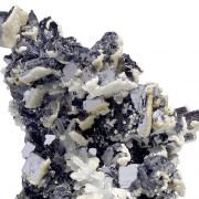 Galena, sphalerite, quartz, calcite