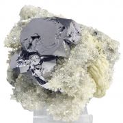 Galena, calcite