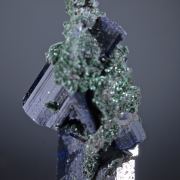 Azurite with Malachite