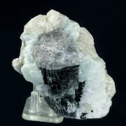Albite ( v. Cleavlandite ) with Elbaite, Quartz and Lepidolite