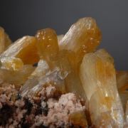 Stilbite -classic location with Fluorite, Albite and Clinochlore