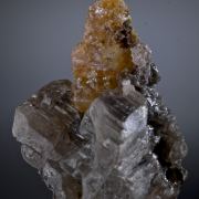 Wulfenite on Cerussite