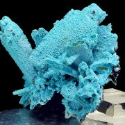 Chrysocolla, malachite, pseudo. after baryte