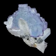 Fluorite, arsenopyrite, quartz, sphalerite
