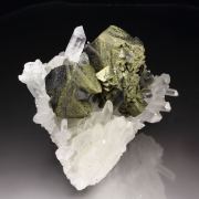 SPHALERITE, epitaxial CHALCOPYRITE