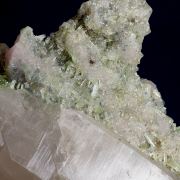 Quartz with Elbaite tourmaline