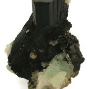 Babingtonite on Prehnite