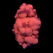 Rhodochrosite, calcite, quartz