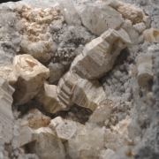 Weloganite with Dresserite, Dawsonite