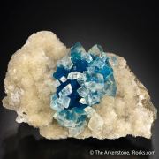 Cavansite with Calcite