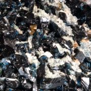 Lazulite with Siderite and Apatite