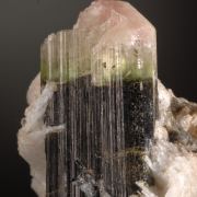Elbaite- Three color Tourmaline on Clevelandite