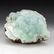 minfind.com - Smithsonite on Fluorite from Sounion Mine, Lavrion, Attiki  Prefecture, Greece