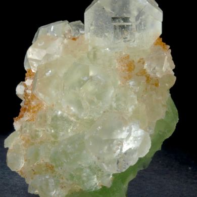 Fluorite on Quartz (older Chinese)