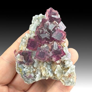 Fluorite with Quartz