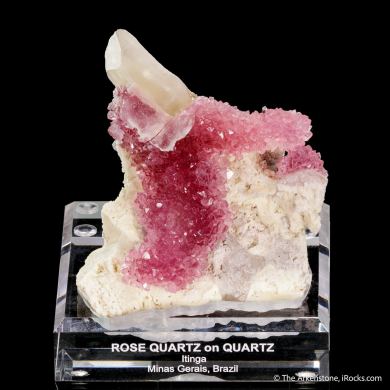 Rose Quartz on Quartz
