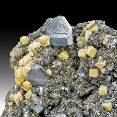 Tetrahedrite with Siderite, Pyrite