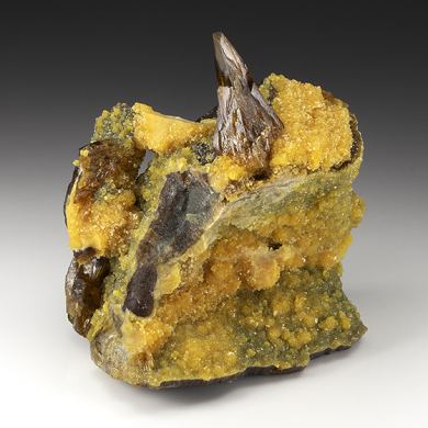 Barite with Calcite