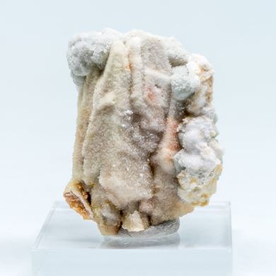 Fluorite on Quartz ps. Calcite