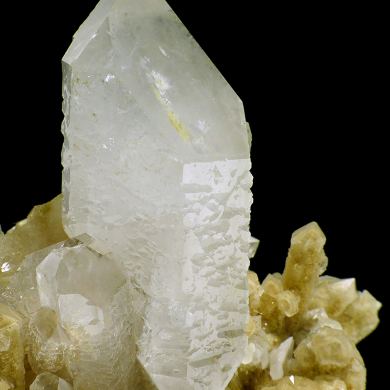 Quartz, pyrite,  calcite