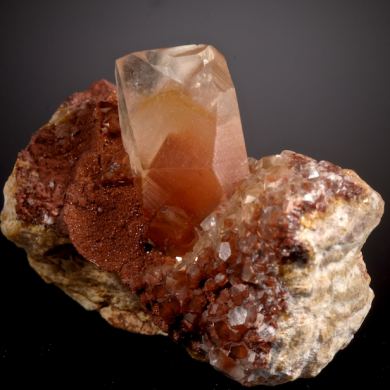 Calcite w. Hematite