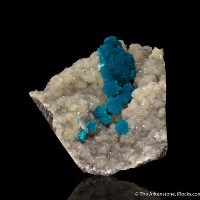 Cavansite on Stilbite