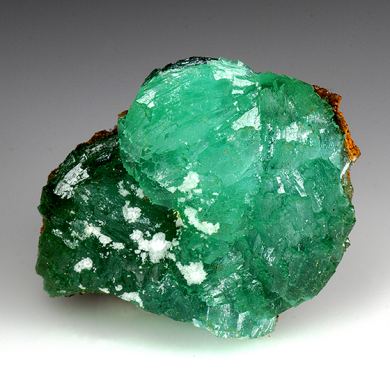 Adamite with Calcite