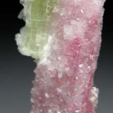 Tremolite on Tanzanite