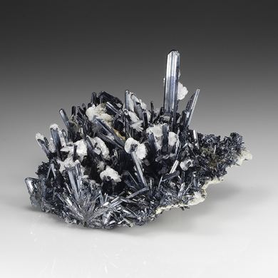 Stibnite with Barite