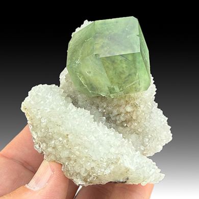 Fluorite with Quartz