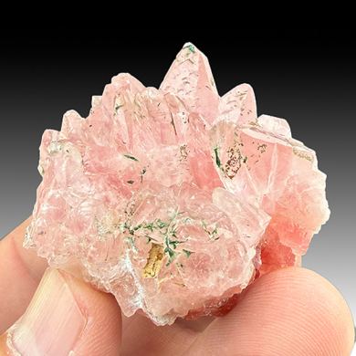 Calcite with Malachite