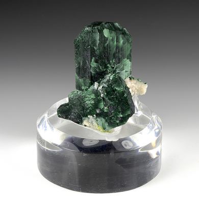Malachite after Azurite with Dolomite
