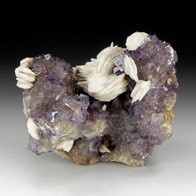 Fluorite with Barite