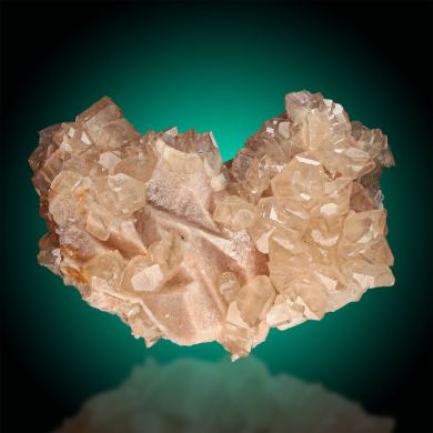 Calcite  on Dolomite Cast
