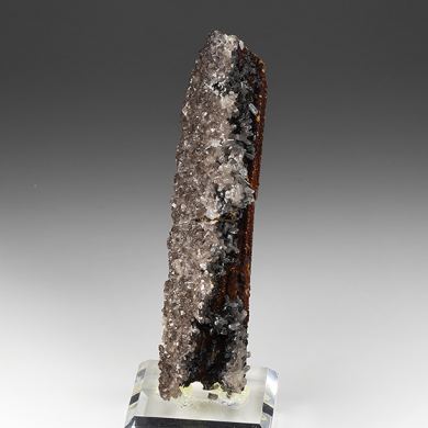 Plattnerite with Hemimorphite on Goethite cast after Gypsum