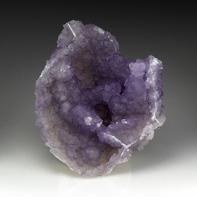 Fluorite on Quartz after Calcite