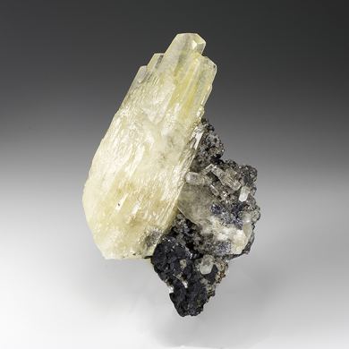 Calcite with Galena, Dolomite
