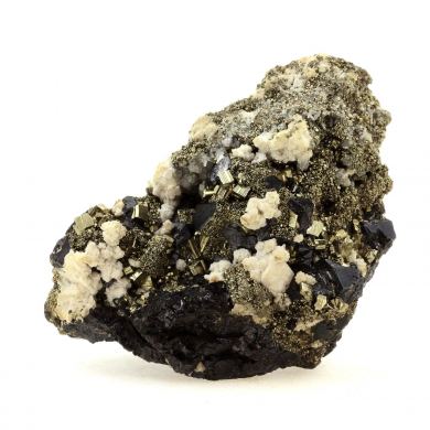 Pyrite + Sphalerite + Dolomite + Calcite + Quartz. 1221.0 ct.