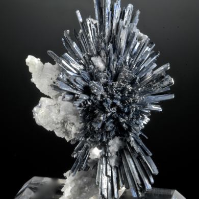 Stibnite - radiating flower form