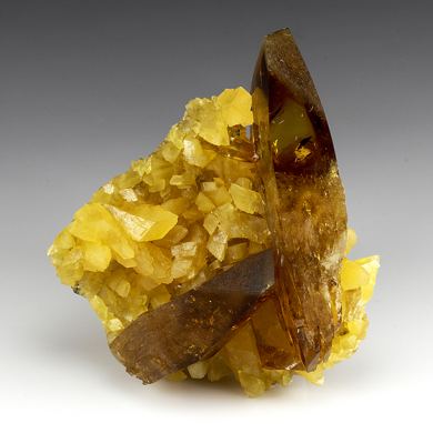 Barite with Calcite