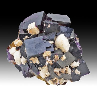 Fluorite with Barite