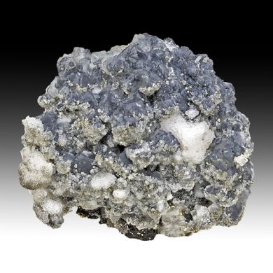 Fluorite with Calcite, Sphalerite