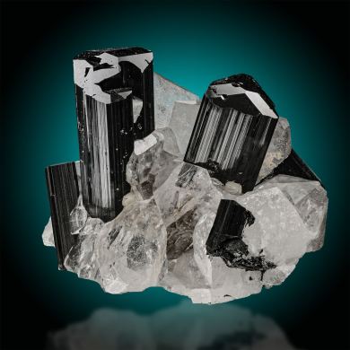 Schorl  & Quartz