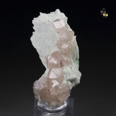 gem pink GARNET var. GROSSULAR, DIOPSIDE