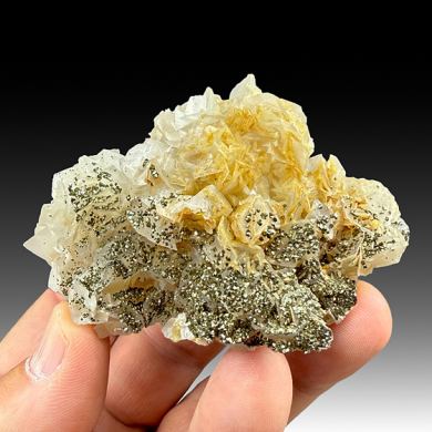 Calcite with Pyrite