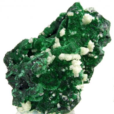 Cerussite, malachite