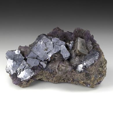 Galena with Fluorite