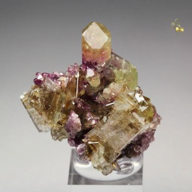 gem VESUVIANITE bi-color, DIOPSIDE
